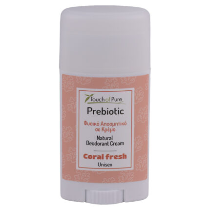 touch of pure coral fresh φυσικό αποσμητικό σε κρέμα