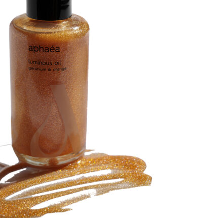 aphaea luminous body oil ξηρό ενυδατικό λάδι σώματος με λάμψη