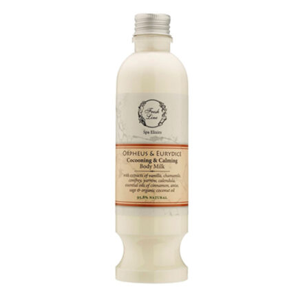 fresh line body milk orpheus eurydice ενυδατική κρέμα σώματος με άρωμα βανίλια κανέλα