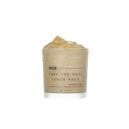 rice pure scrub απολεπιστικό προσώπου για ενυδάτωση και λάμψη