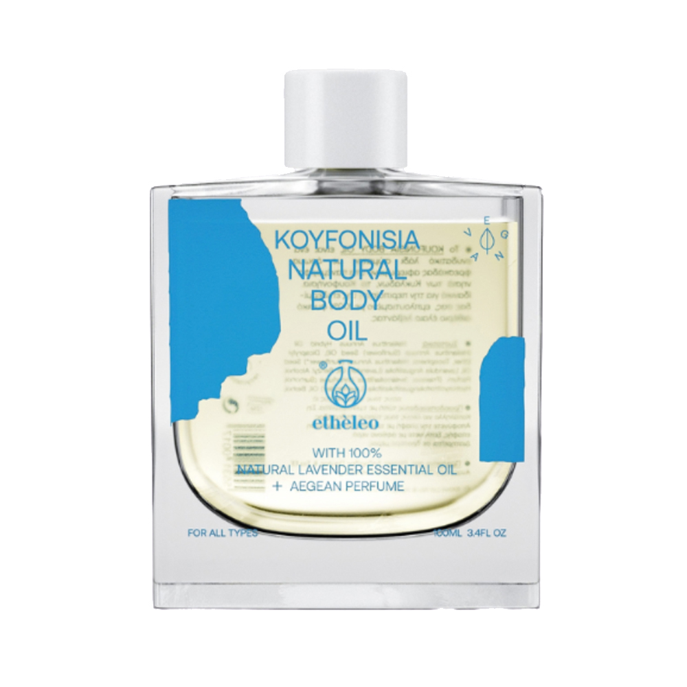 etheleo-natural-body-oil-koufonisia etheleo body oil koufonisia ξηρό λάδι σώματος με άρωμα φρεσκάδας