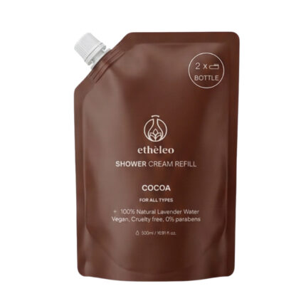 etheleo shower cream cocoa refill ανταλλακτικό αφρόλουτρο με άρωμα κακάο