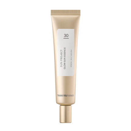 thank you farmer glow sun essence αντηλιακό με χρώμα για ώριμο δέρμα