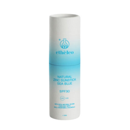 etheleo zinc sunstick blue αντηλιακό στικ με φυσικά φίλτρα ψευδαργύρου