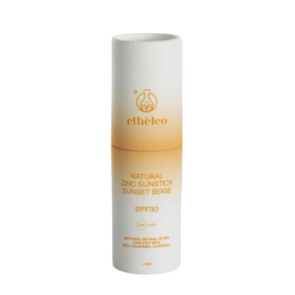 etheleo natural zinc sunstick beige αντηλιακό στικ με φυσικά φίλτρα