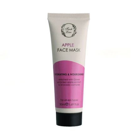 fresh line face mask apple μάσκα προσώπου για θρέψη και ενυδάτωση