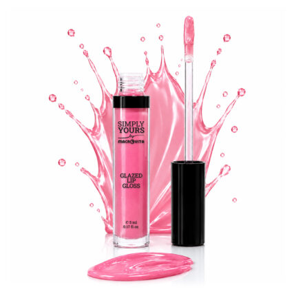 Ροζ lip gloss Macrovita Glazed 02 Pink Flash με glossy φινίρισμα
