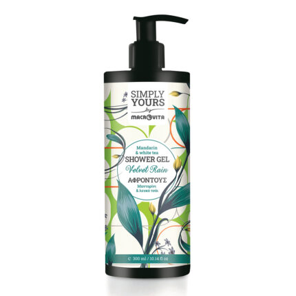 Macrovita Velvet Rain αφρόλουτρο με μανταρίνι και λευκό τσάι